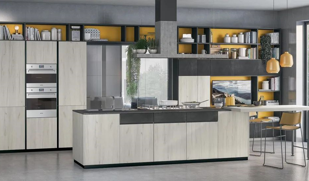 AG4510花色与AG2227花色搭配在家具及橱柜上的应用