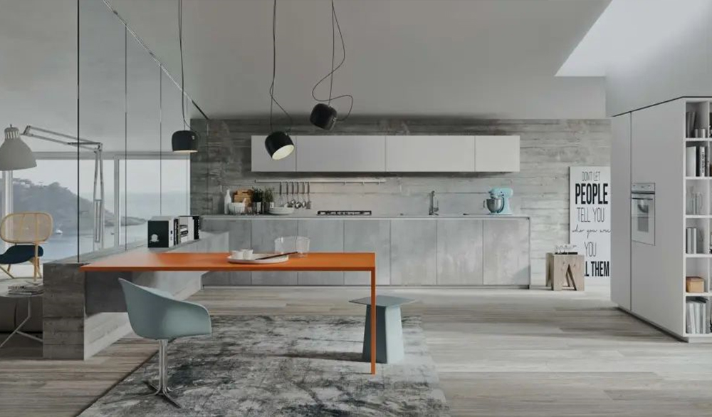 AG2219单色与AG5216 厨房应用效果